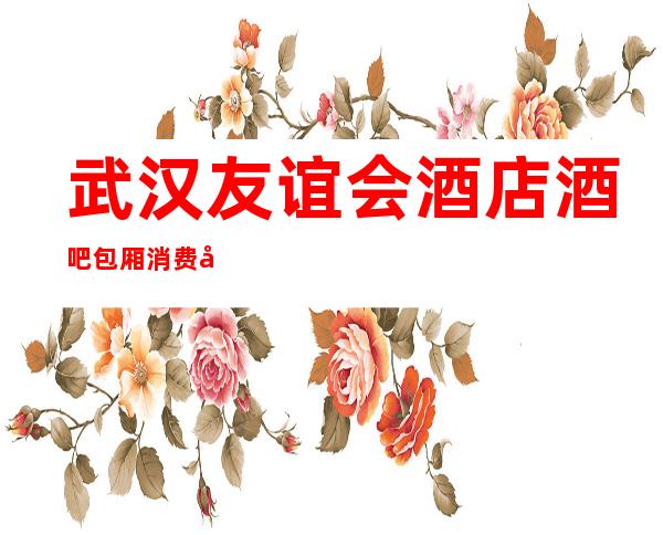 武汉友谊会酒店酒吧包厢消费及档次价格多少呢?