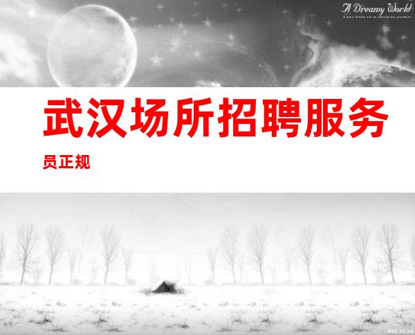 武汉场所招聘服务员 正规