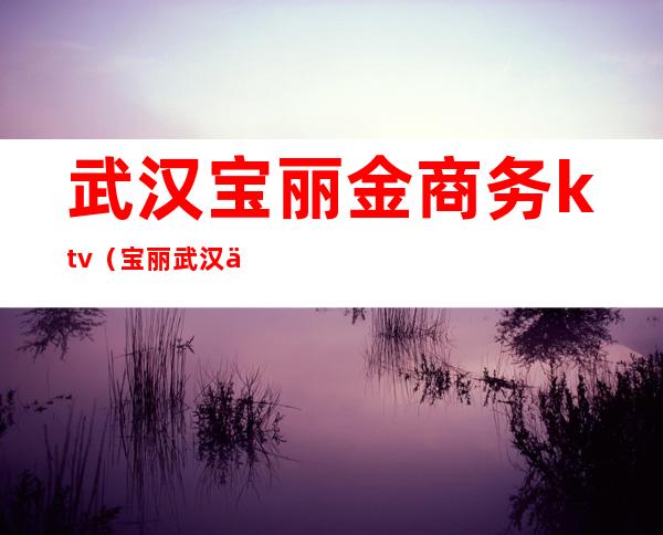 武汉宝丽金商务ktv(宝丽武汉专柜)