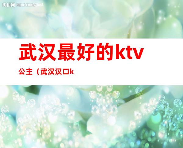 武汉最好的ktv公主(武汉 汉口 ktv 公主)