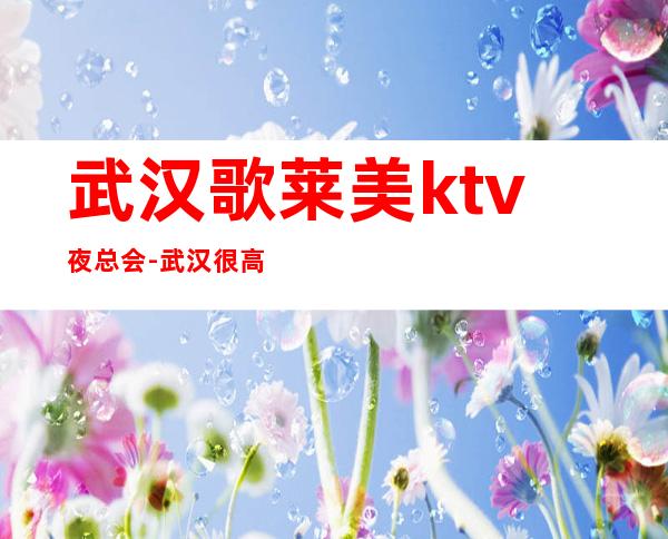 武汉歌莱美ktv夜总会-武汉很高的商务KTV夜总会