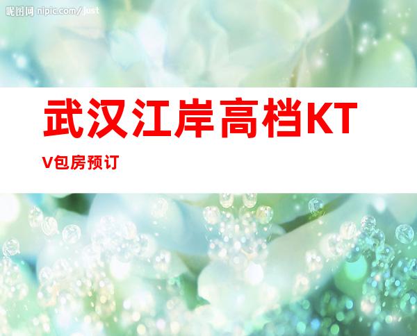 武汉江岸高档KTV包房预订