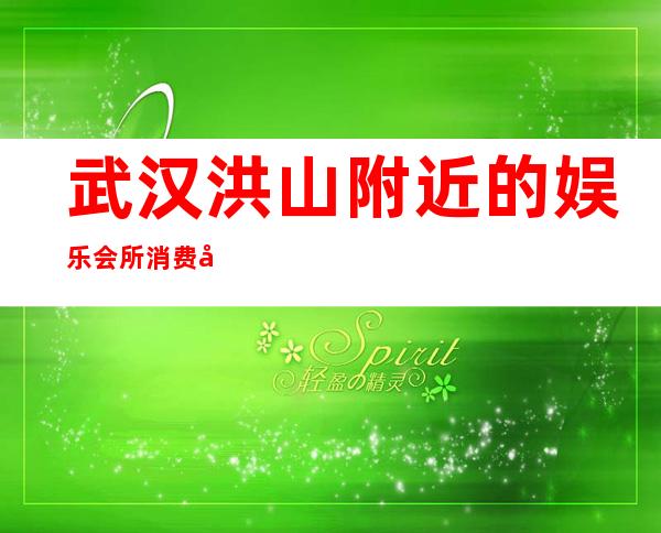武汉洪山附近的娱乐会所消费多少 – 武汉洪山商务KTV