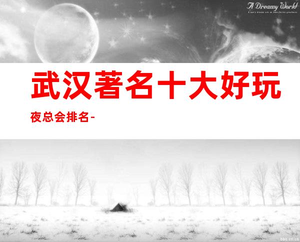 武汉著名十大好玩夜总会排名-娱乐好享受，聚会好去处