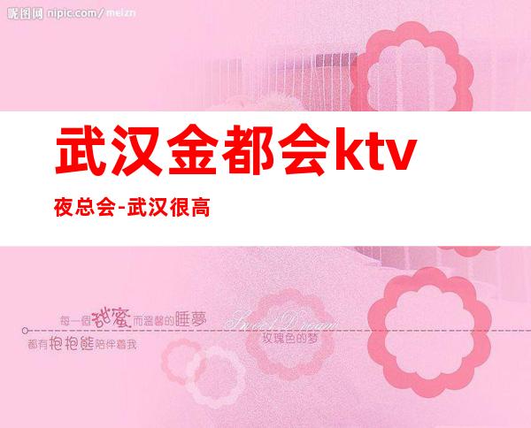武汉金都会ktv夜总会-武汉很高的商务KTV夜总会