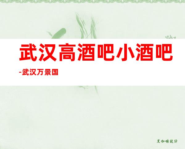 武汉高酒吧小酒吧-武汉万景国际休闲酒吧值得一去!