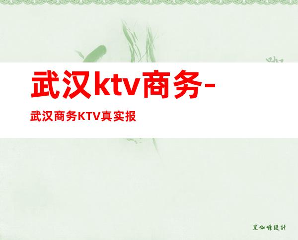 武汉ktv商务-武汉商务KTV真实报价?