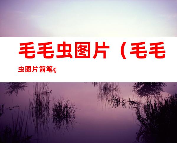 毛毛虫图片(毛毛虫图片简笔画彩色)