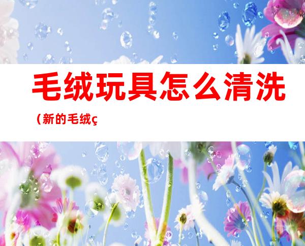 毛绒玩具怎么清洗(新的毛绒玩具怎么清洗)