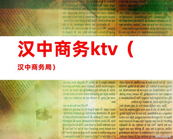 汉中商务ktv(汉中商务局)