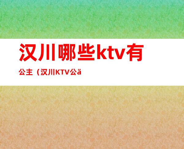 汉川哪些ktv有公主(汉川KTV公主)