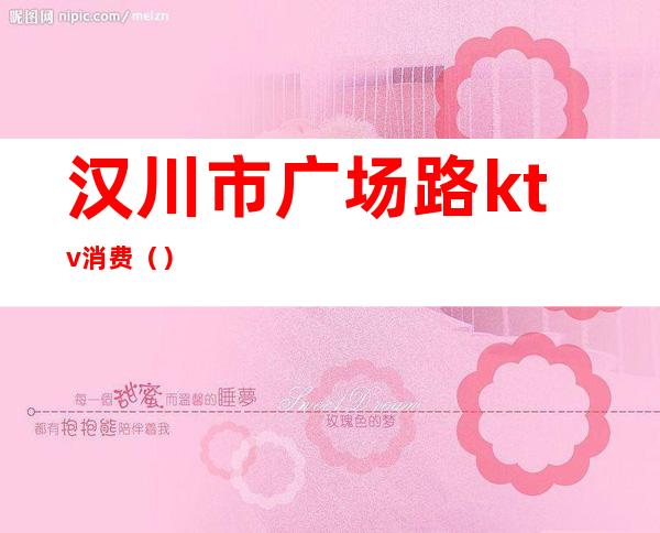 汉川市广场路ktv消费()