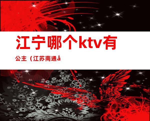 江宁哪个ktv有公主(江苏南通哪里的ktv有公主)