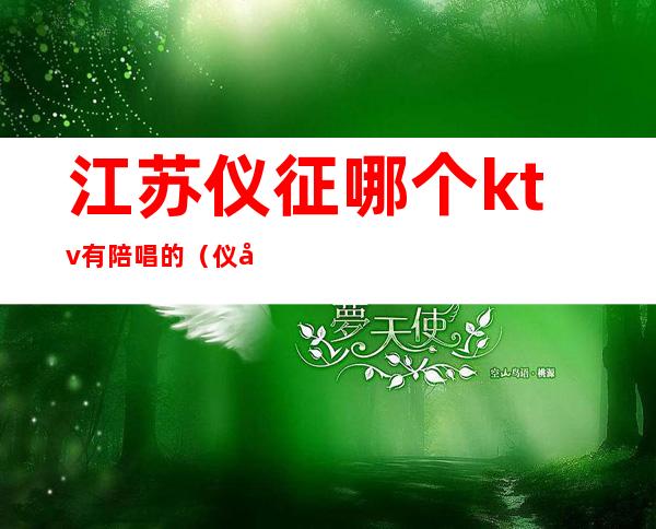 江苏仪征哪个ktv有陪唱的(仪征哪个ktv好玩)