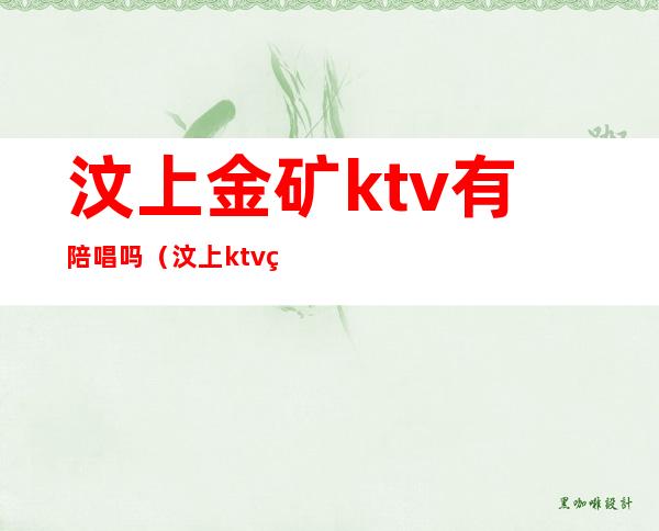 汶上金矿ktv有陪唱吗(汶上ktv电话)