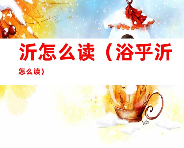 沂怎么读（浴乎沂怎么读）