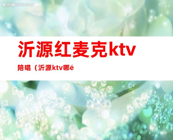 沂源红麦克ktv陪唱(沂源ktv哪里有陪唱的)