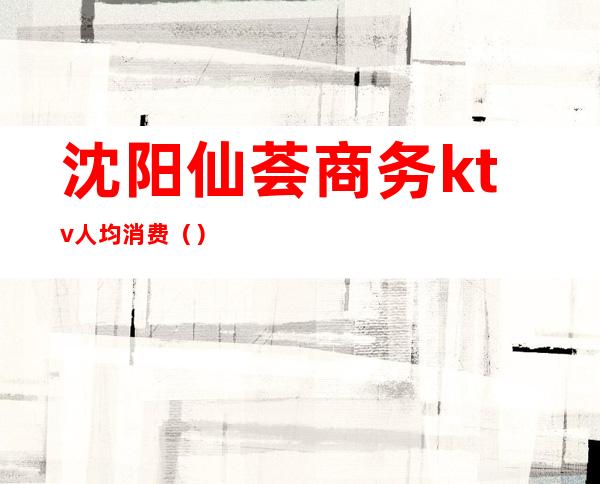 沈阳仙荟商务ktv人均消费（）