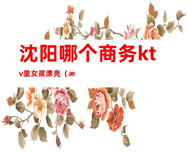 沈阳哪个商务ktv里女孩漂亮(沈阳哪个商务ktv好)
