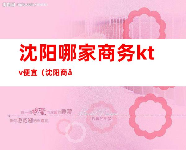 沈阳哪家商务ktv便宜(沈阳商务ktv消费价格)