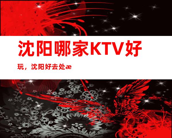 沈阳哪家KTV好玩，沈阳好去处放松宴请娱乐一体
