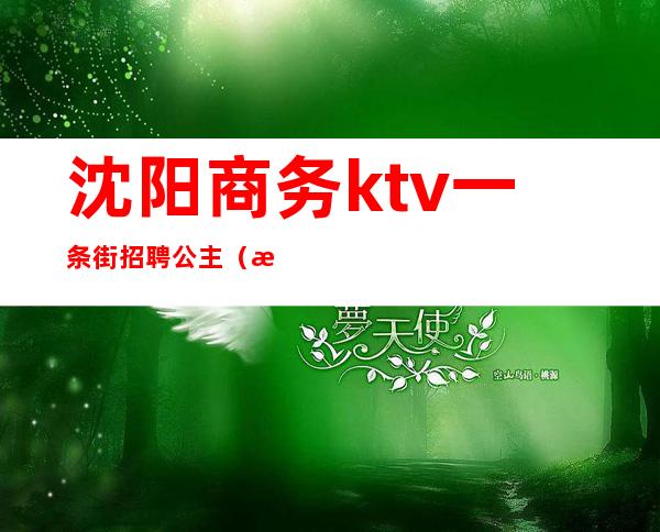 沈阳商务ktv一条街招聘公主(沈阳皇家一号商务ktv招聘)
