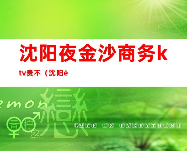 沈阳夜金沙商务ktv贵不(沈阳金沙KTV)