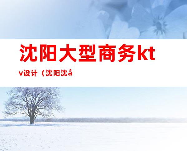 沈阳大型商务ktv设计(沈阳沈北商务ktv)