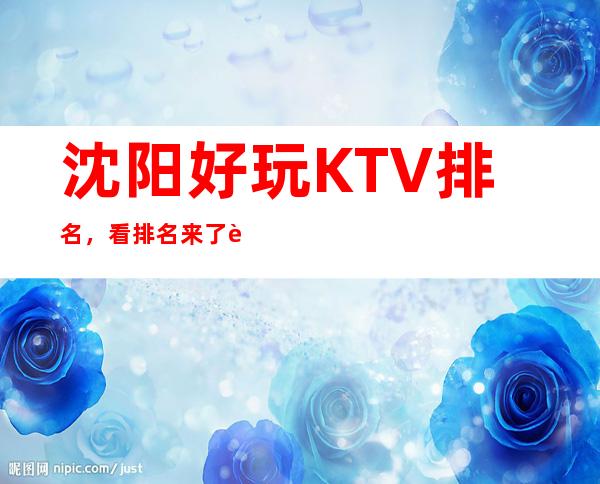沈阳好玩KTV排名，看排名来了解沈阳这几家超有意思去处