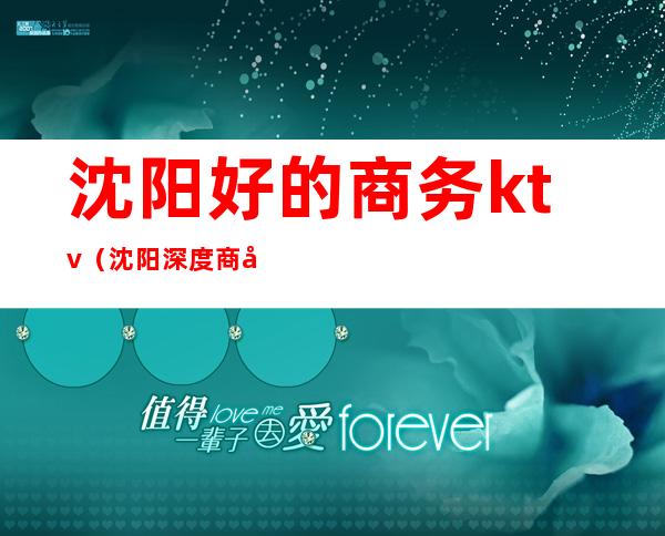 沈阳好的商务ktv(沈阳深度商务咨询)