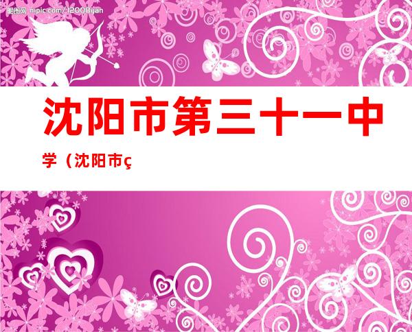 沈阳市第三十一中学(沈阳市第三十一中学篮球队)