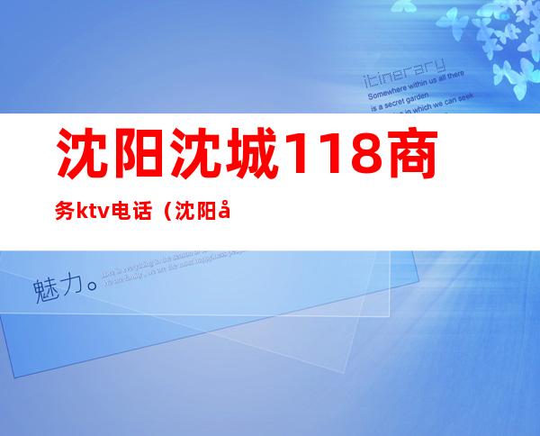 沈阳沈城118商务ktv电话（沈阳商务ktv消费价格）