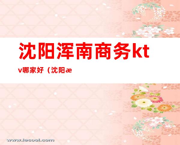 沈阳浑南商务ktv哪家好(沈阳沈北商务ktv)