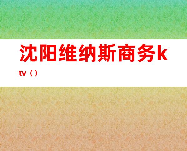 沈阳维纳斯商务ktv()