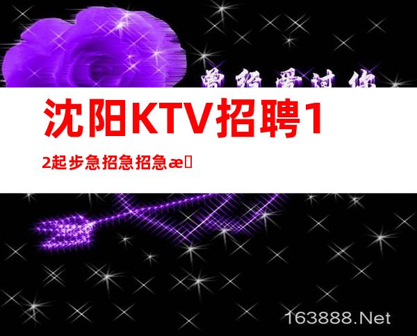 沈阳KTV招聘12起步急招急招急招(说三遍)