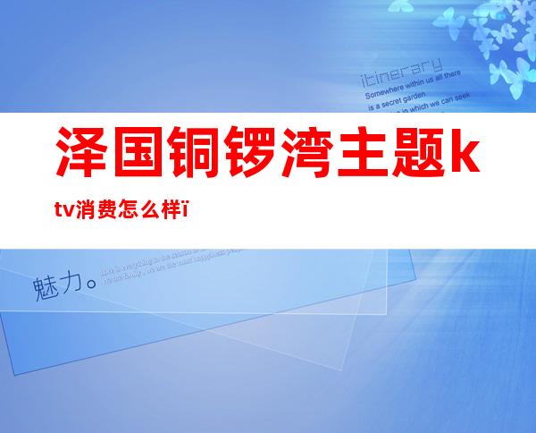 泽国铜锣湾主题ktv消费怎么样(铜锣湾ktv价格)
