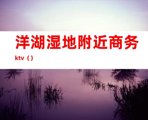 洋湖湿地附近商务ktv()