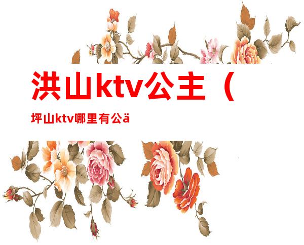 洪山ktv公主(坪山ktv哪里有公主)