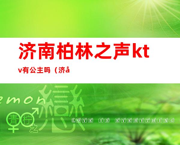 济南柏林之声ktv有公主吗(济南豪华的KTV)