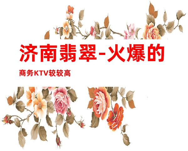 济南翡翠-火爆的商务KTV/较较高排名前十商务KTV夜总会