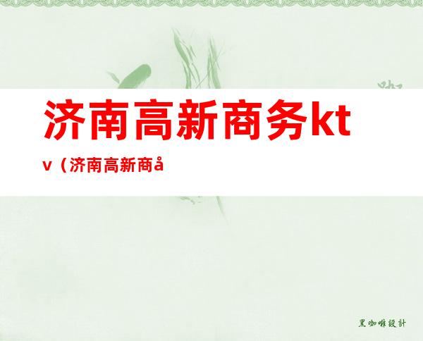 济南高新商务ktv(济南高新商务港是干什么的)