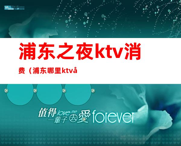 浦东之夜ktv消费(浦东哪里ktv好玩)