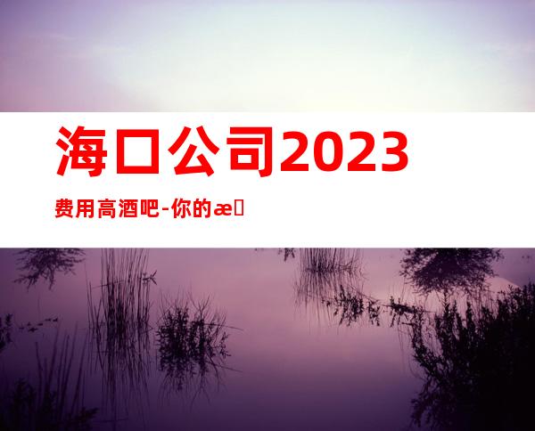 海口公司2023费用高酒吧-你的最佳首先