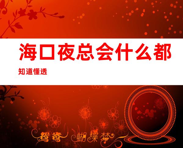 海口夜总会/什么都知道懂透