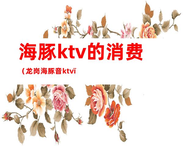 海豚ktv的消费（龙岗海豚音ktv）