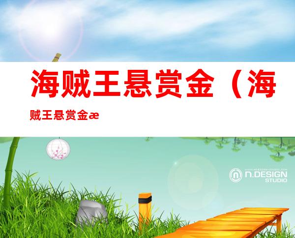 海贼王悬赏金(海贼王悬赏金排名前100位)