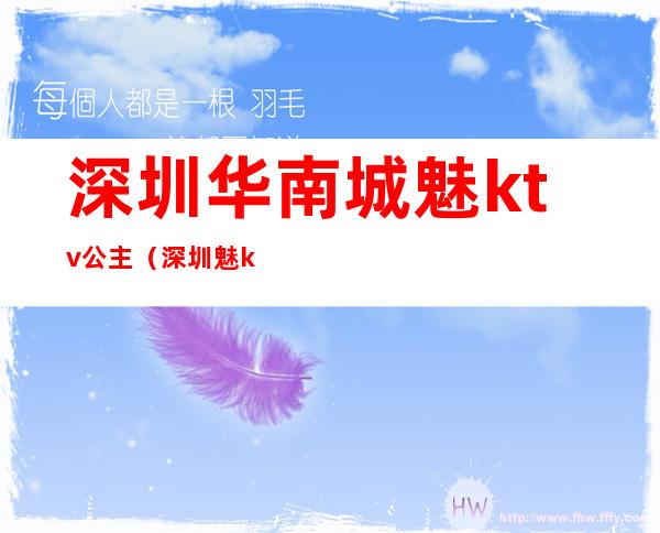 深圳华南城魅ktv公主（深圳魅ktv购物公园店）