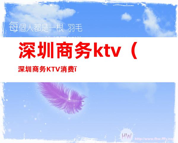 深圳商务ktv(深圳商务KTV消费)