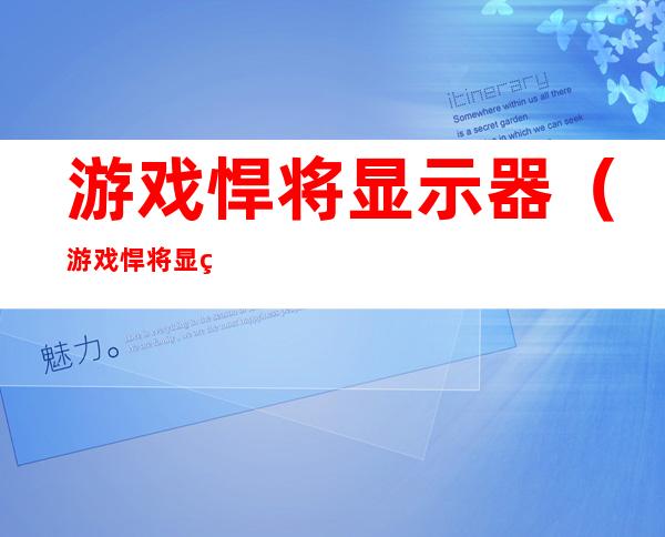 游戏悍将显示器(游戏悍将显示器是什么牌子)
