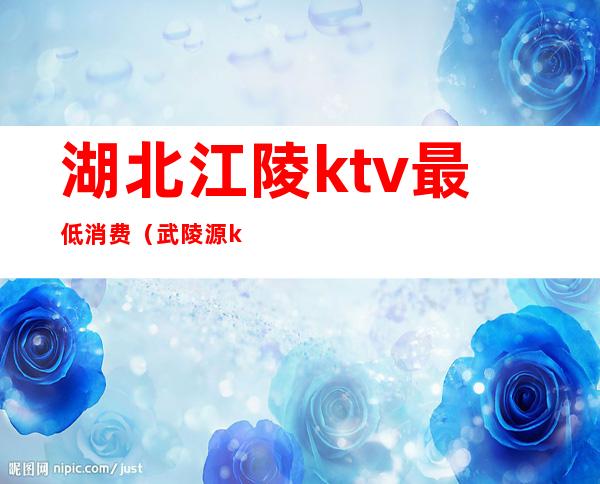 湖北江陵ktv最低消费(武陵源ktv哪个好玩)